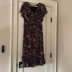 Multi colored midi dress